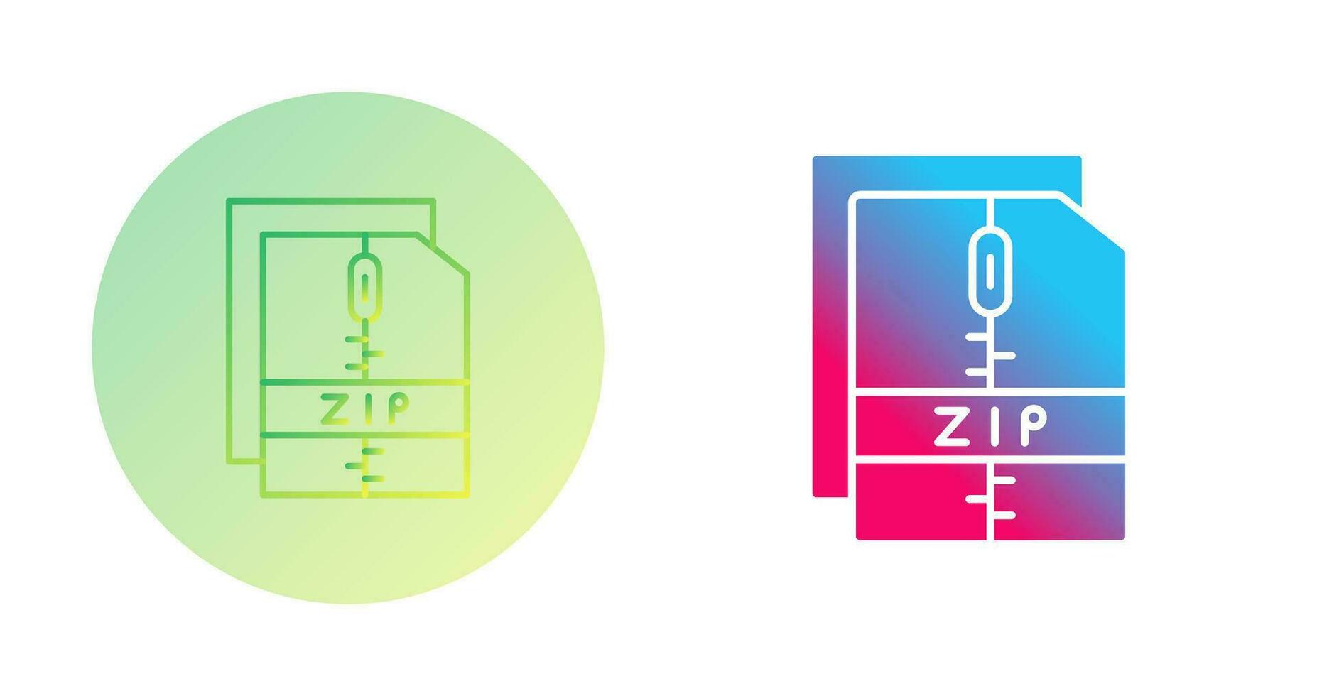 ritssluiting het dossier vector icoon