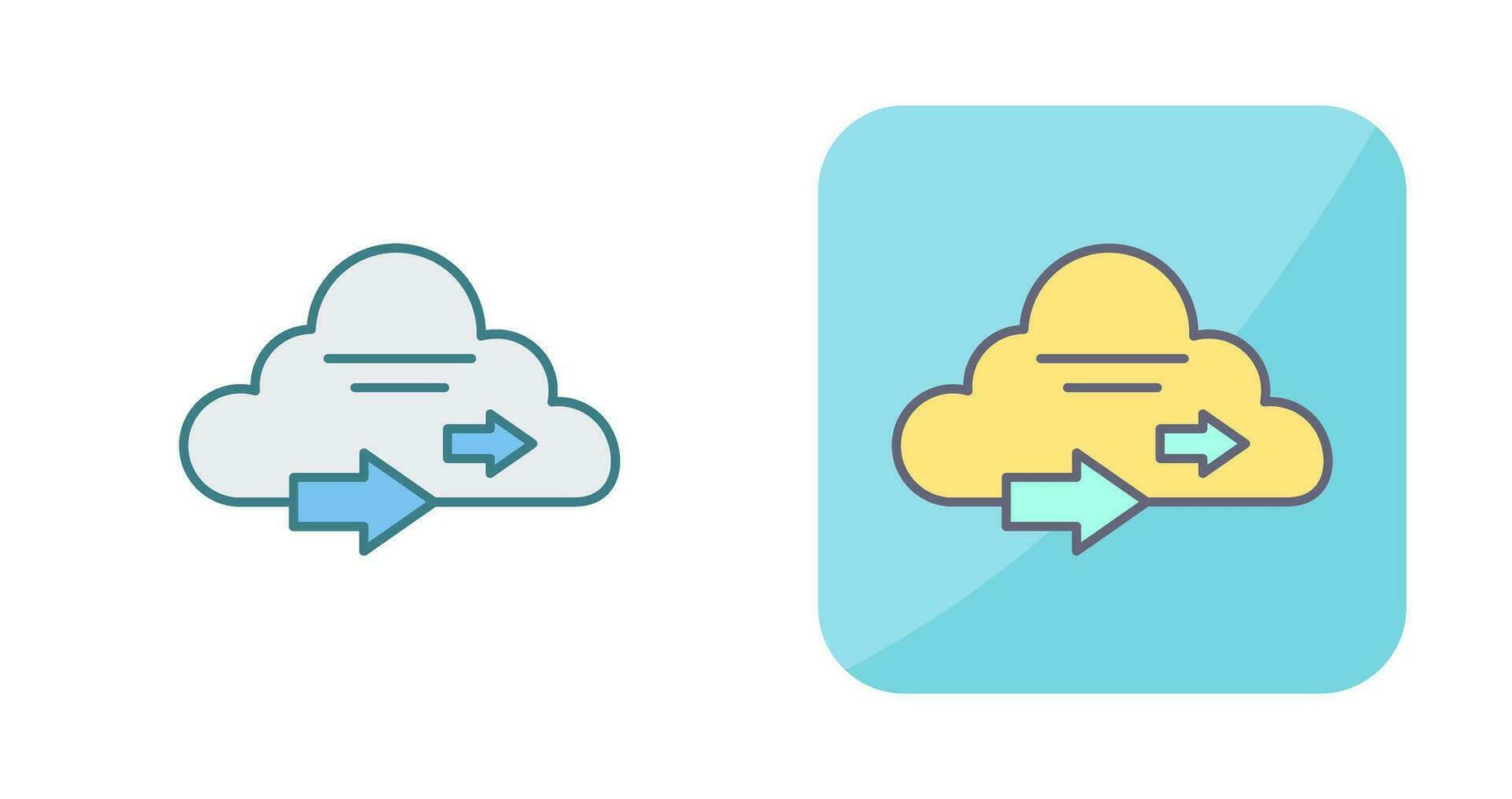 cloud computing vector icon