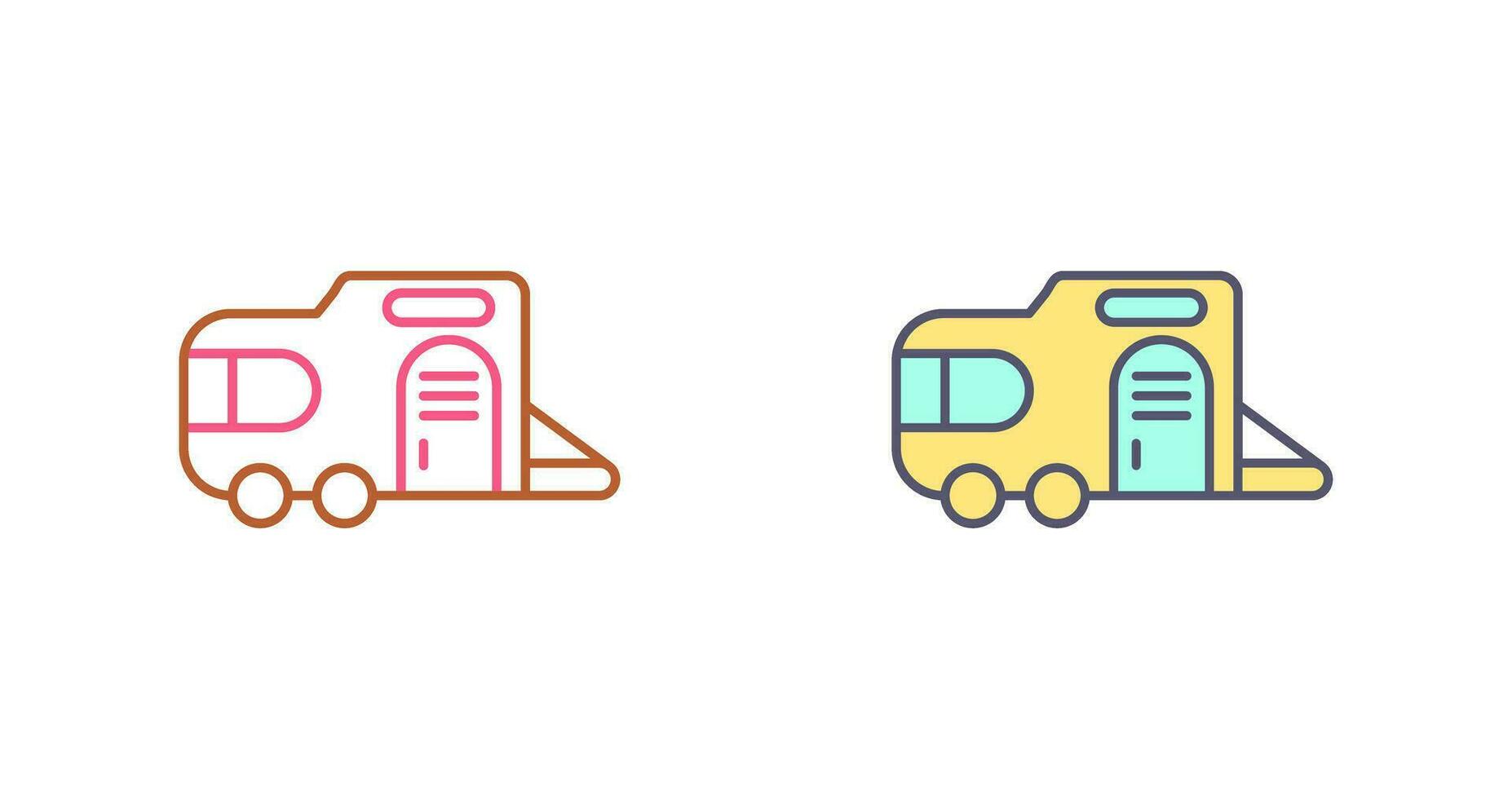 caravan vector pictogram