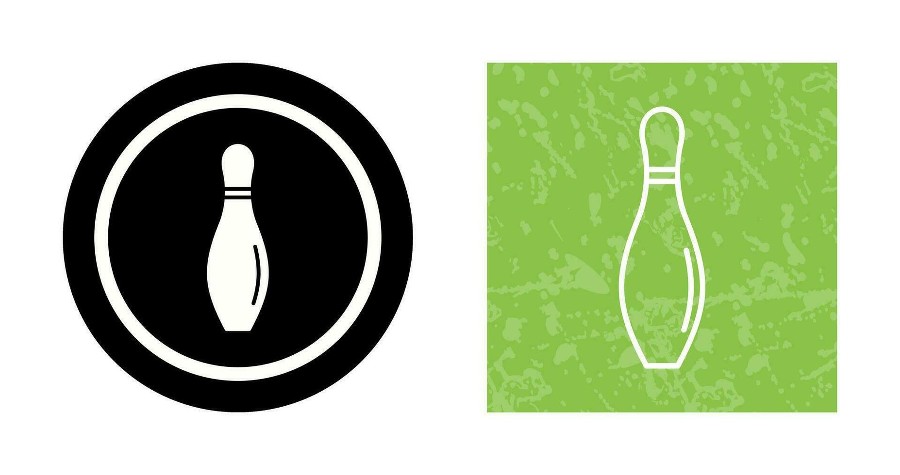 bowling pin vector icon