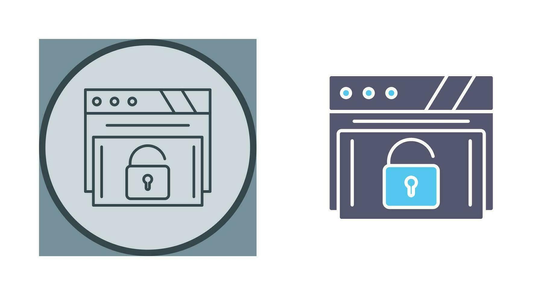 hangslot vector pictogram