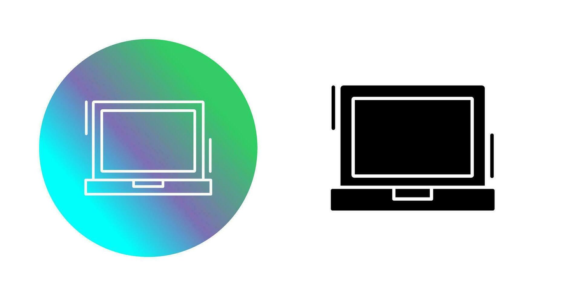 laptop vector pictogram