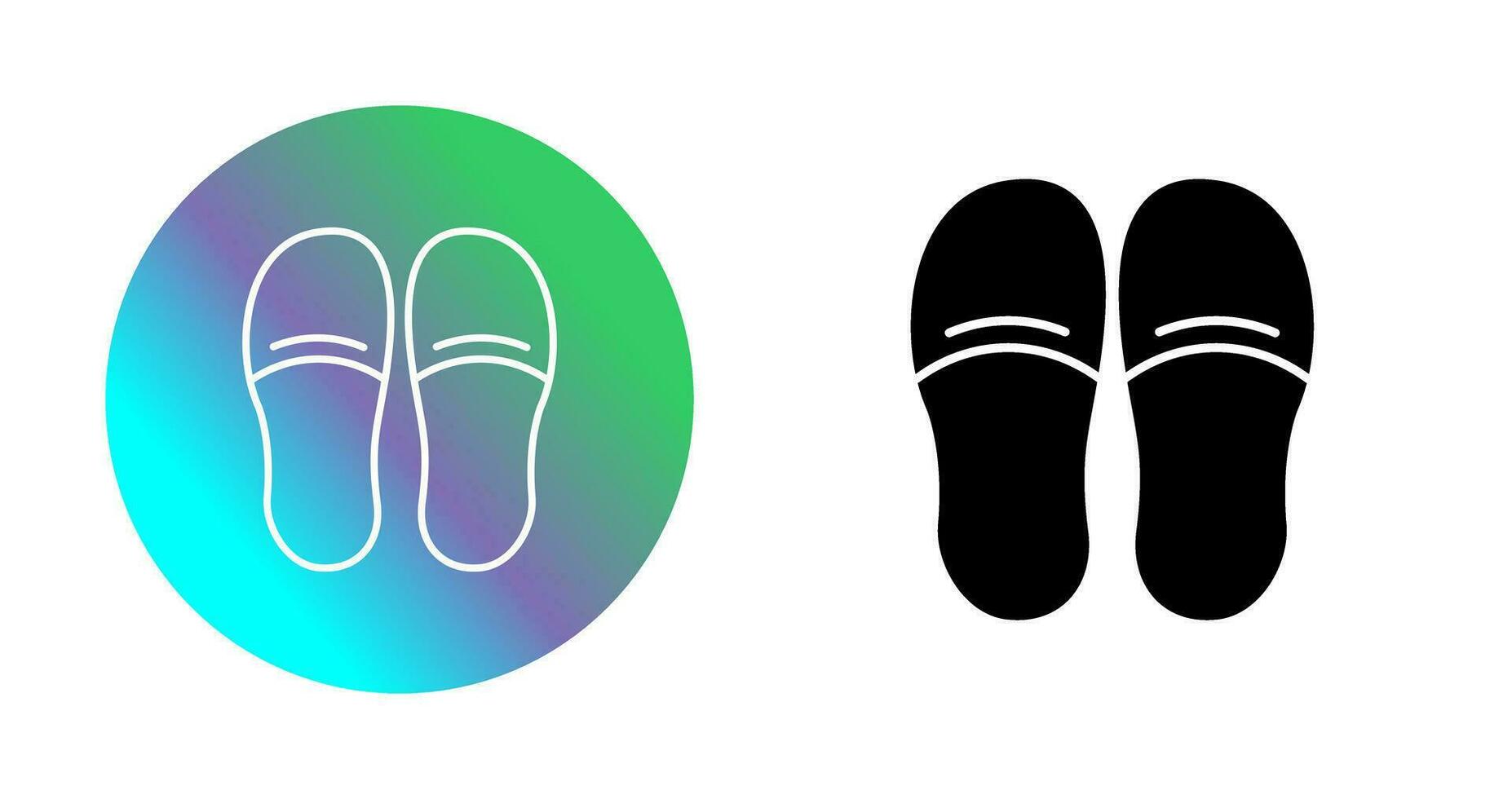 slippers vector icoon