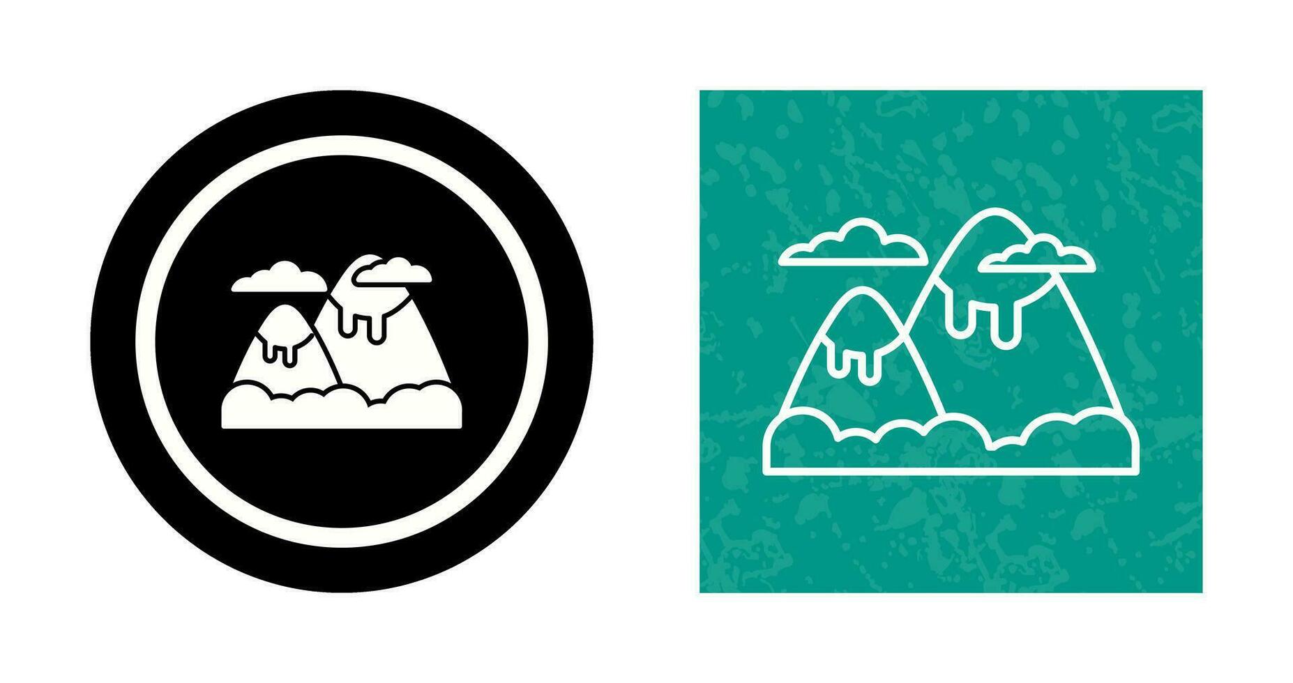 berg vector pictogram