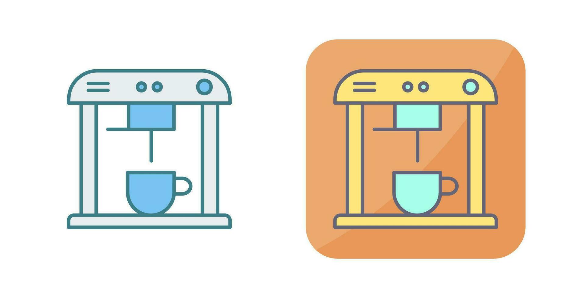 uniek koffie machine vector icoon