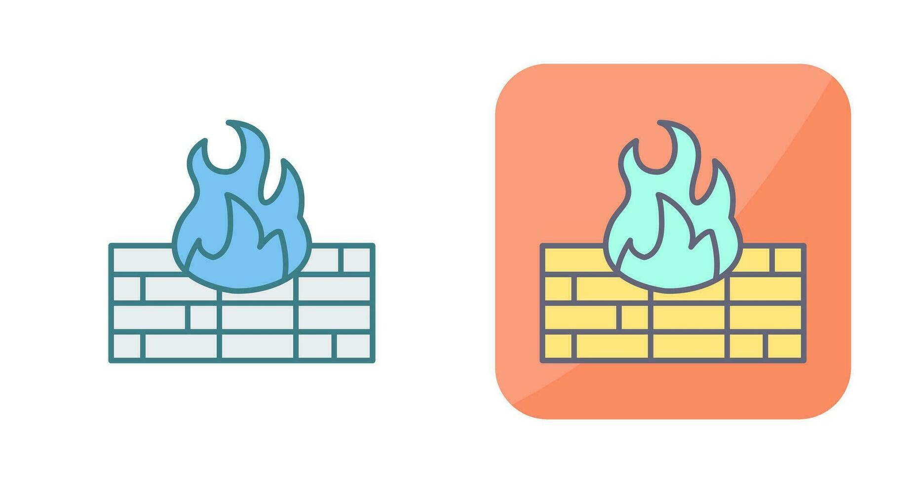 firewall vector pictogram