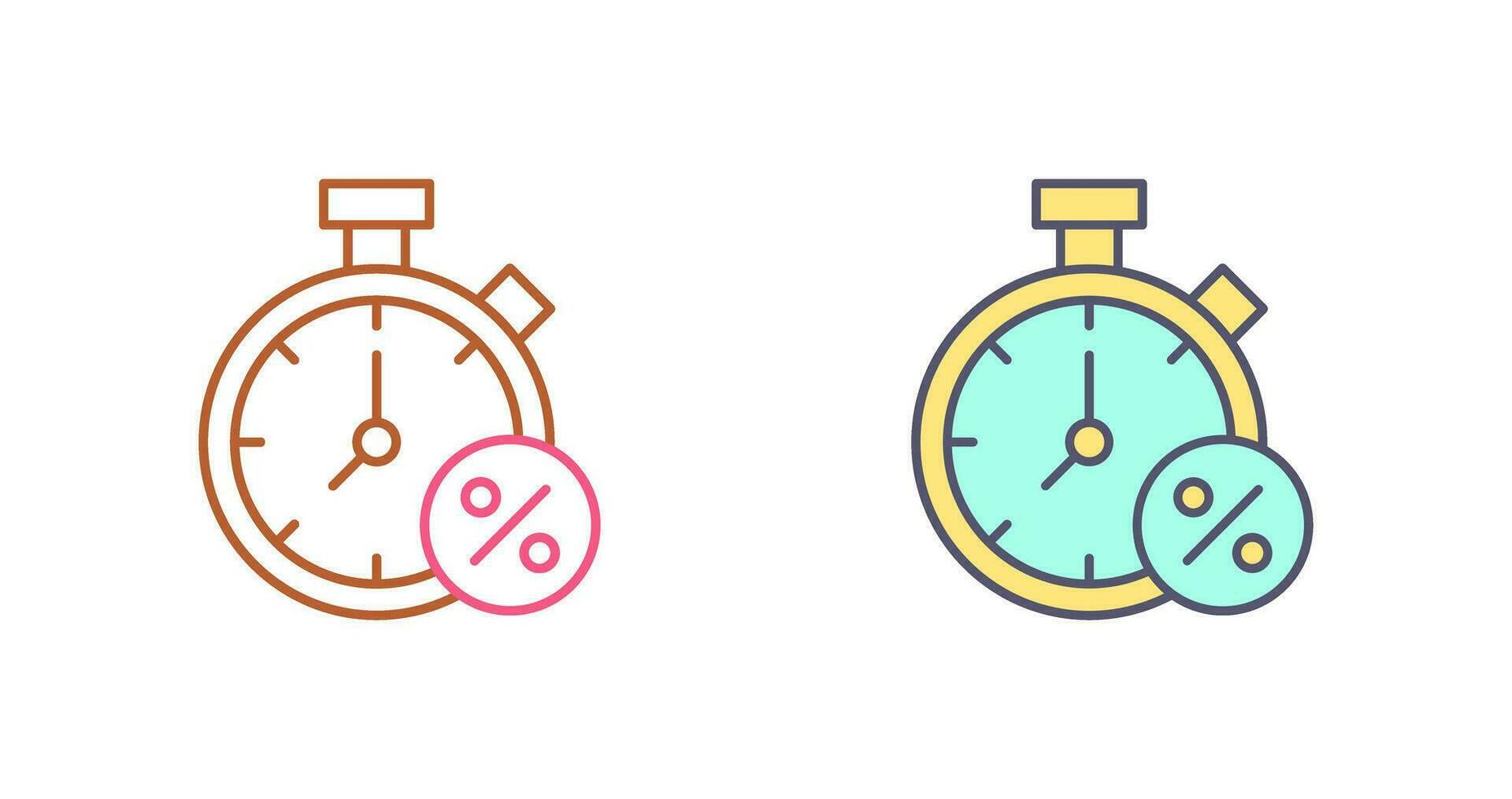 timer vector icoon