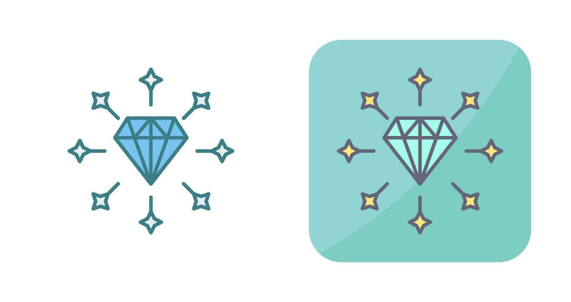 diamant vector pictogram