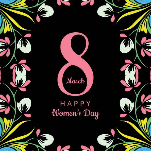 Happy Women&#39;s Day viering achtergrond vector