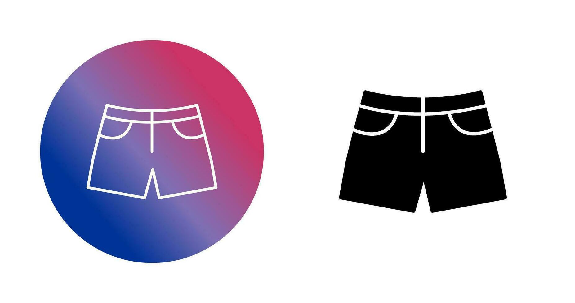 korte broek vector pictogram