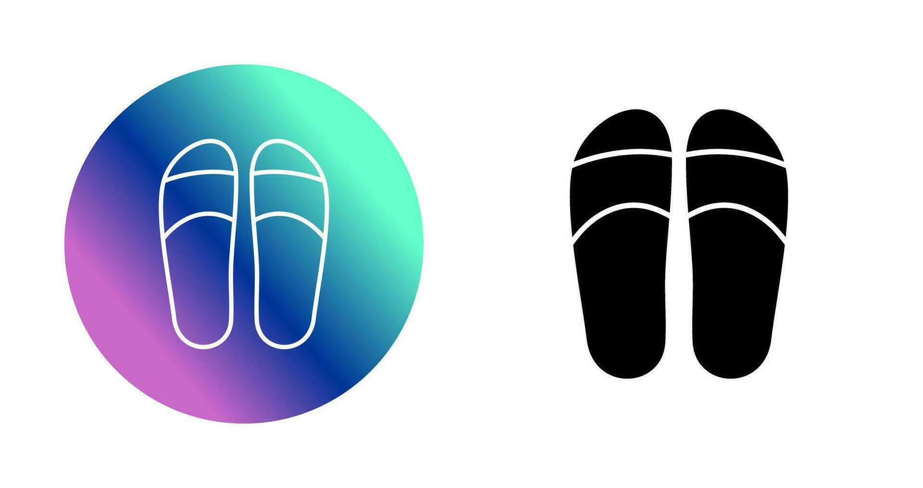 slippers vector icoon