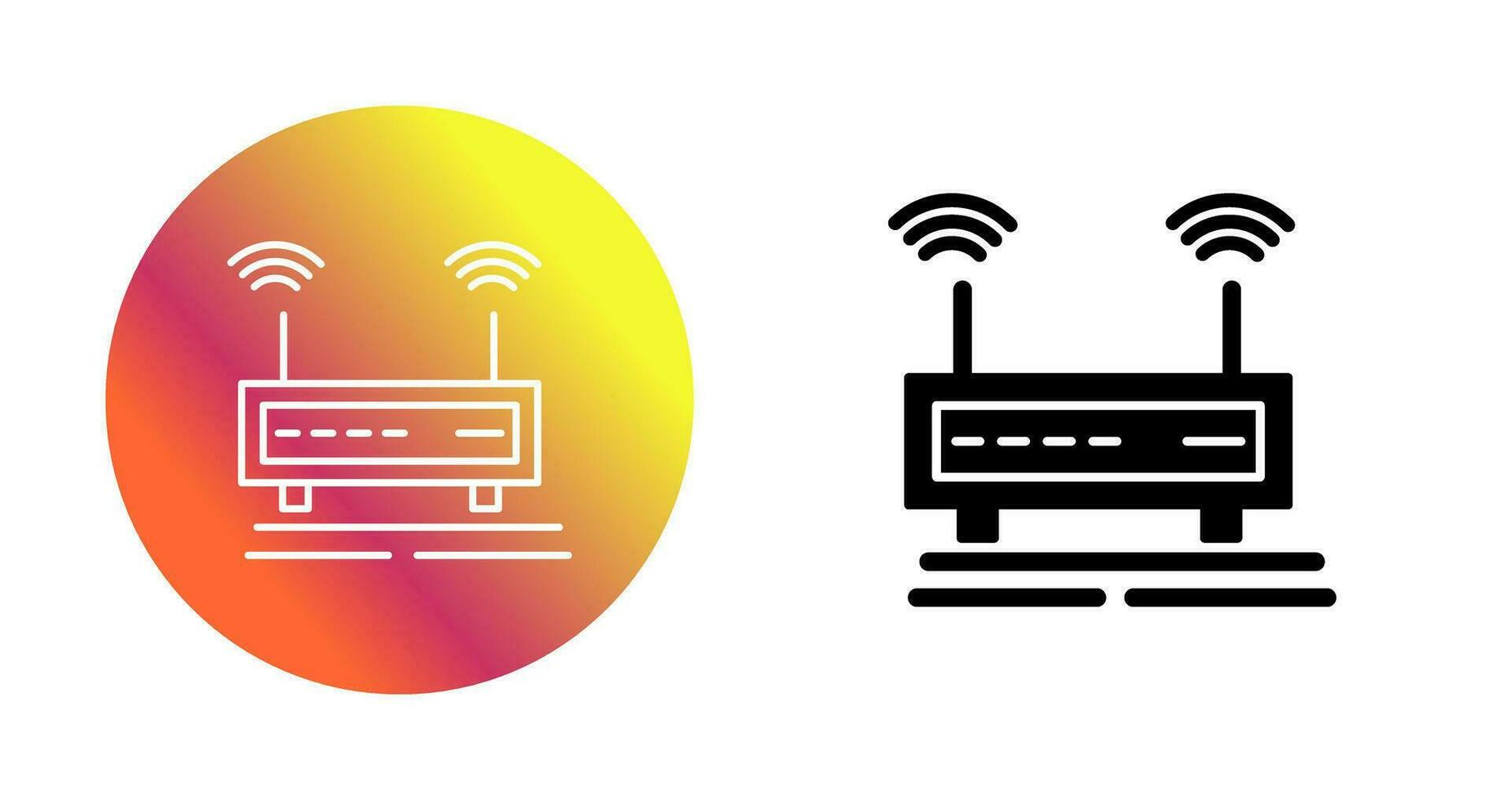 Wifi signalen vector icoon