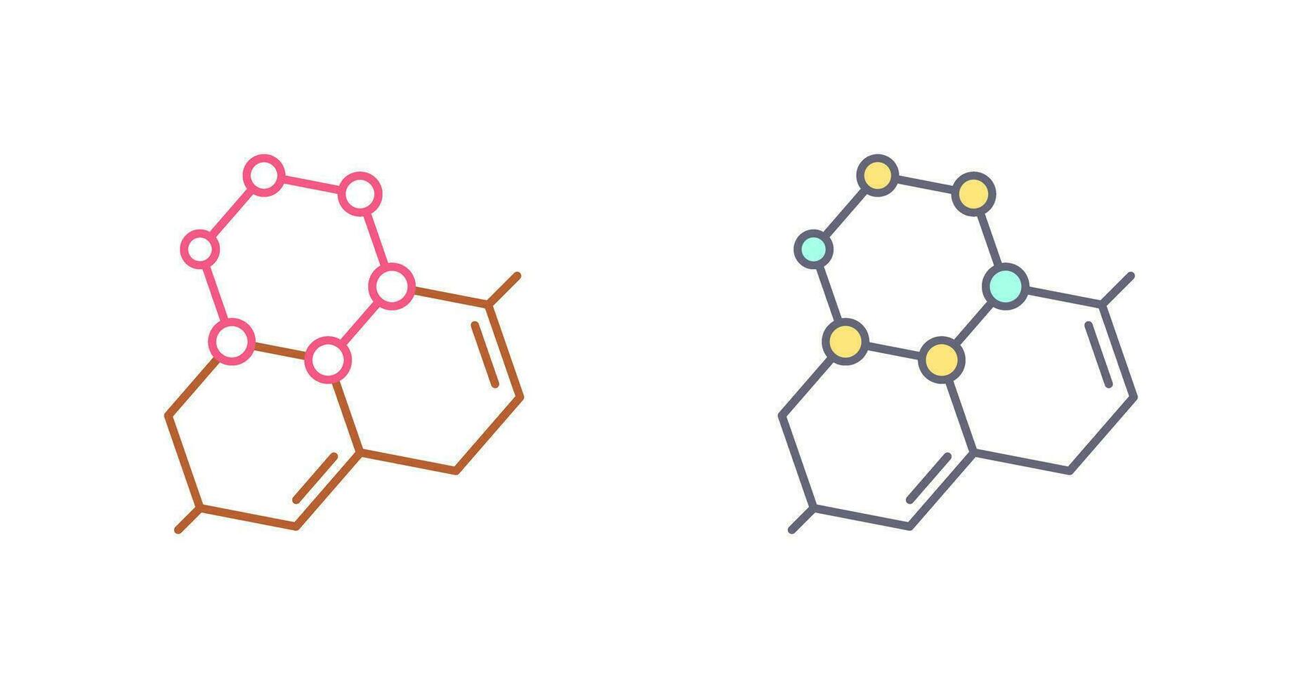 molecuul vector pictogram