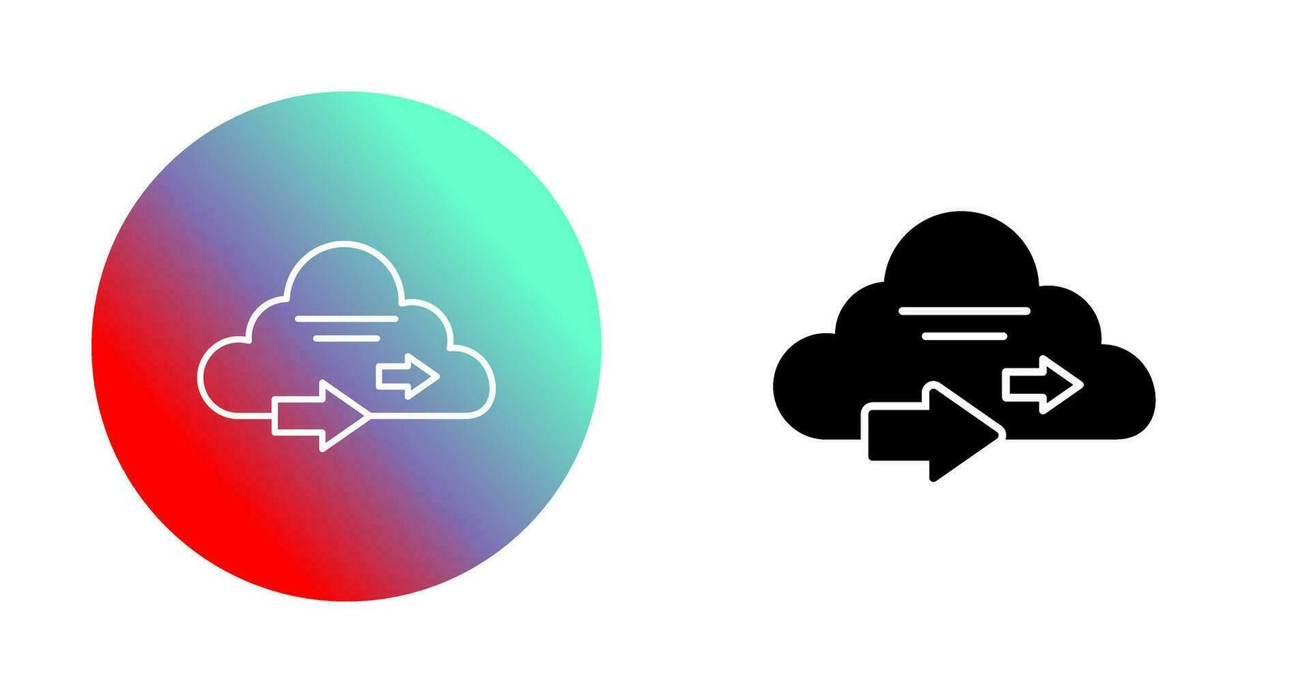 cloud computing vector icon