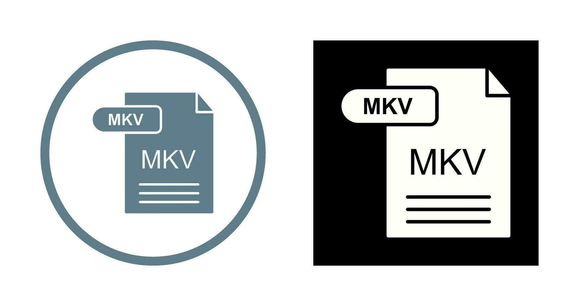 mkv vector icoon