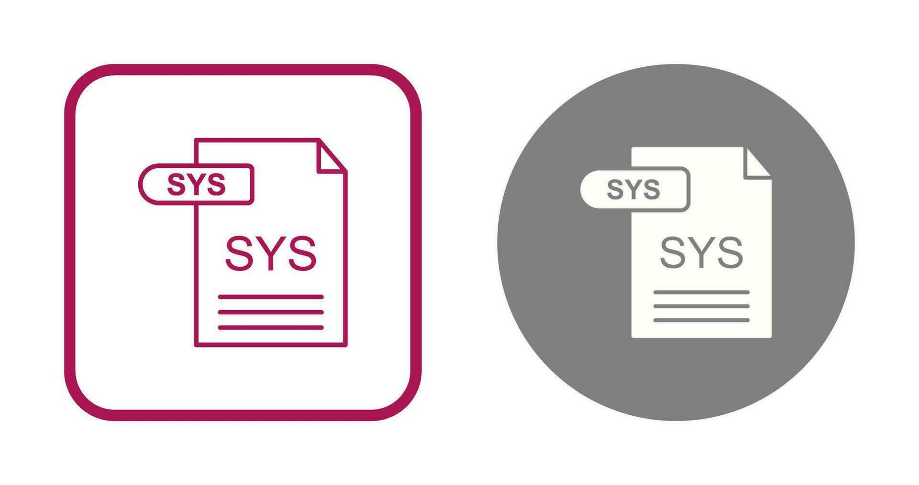 sys vector icoon