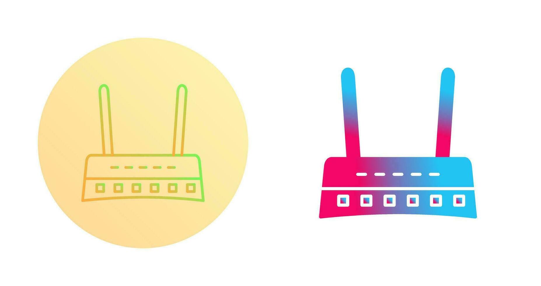 router vector pictogram