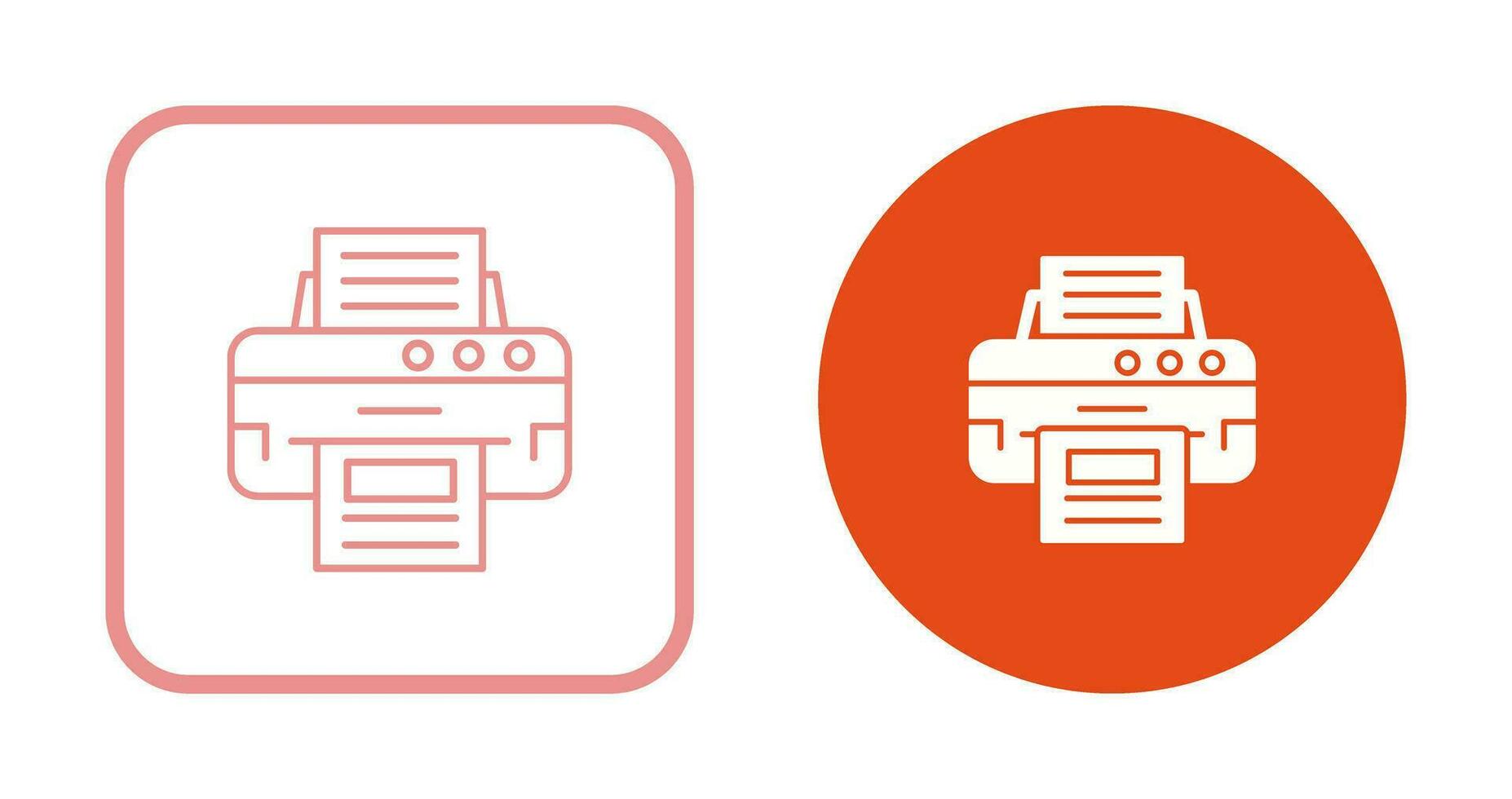 printer vector pictogram