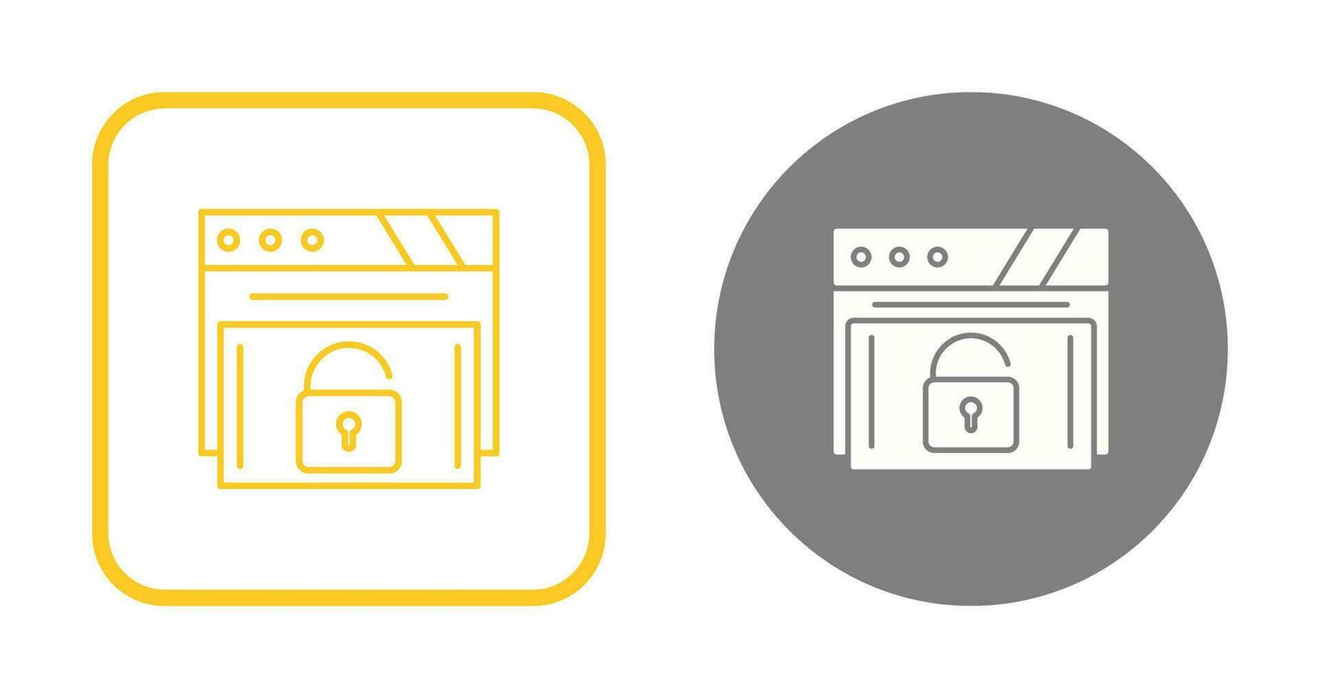 hangslot vector pictogram