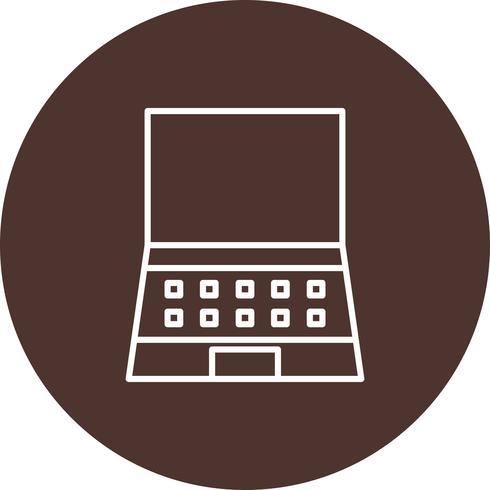 Vector laptop pictogram