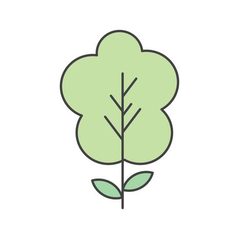 vector plant pictogram