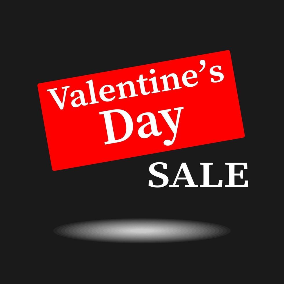 Valentijnsdag verkoop banner voor reclame vector
