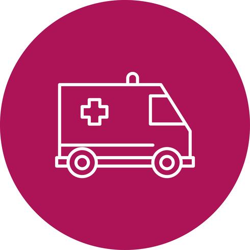 Vector ambulance pictogram