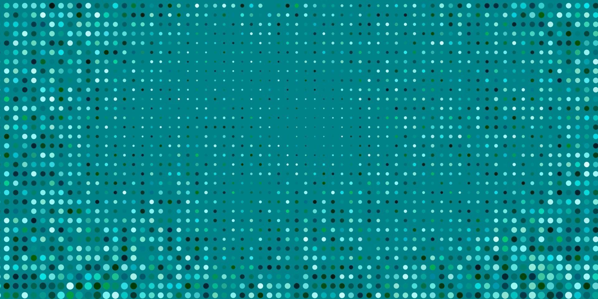 lichtblauwe, groene vectorachtergrond met stippen. vector