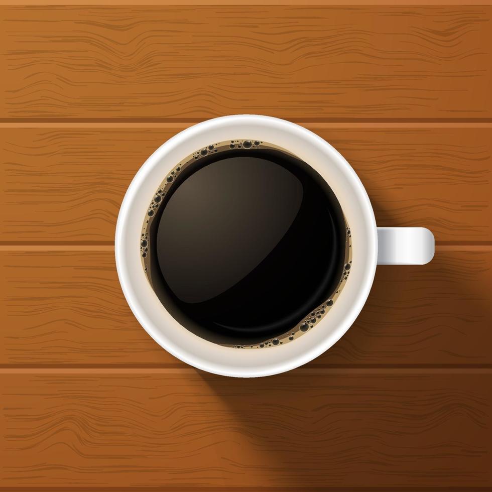 een kop koffie. vector illustratie