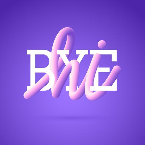 Pastel Groeten Hallo Dag Tekst Belettering vector