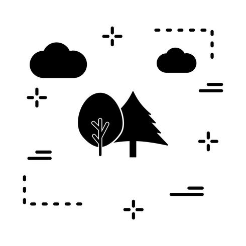 vector plant pictogram