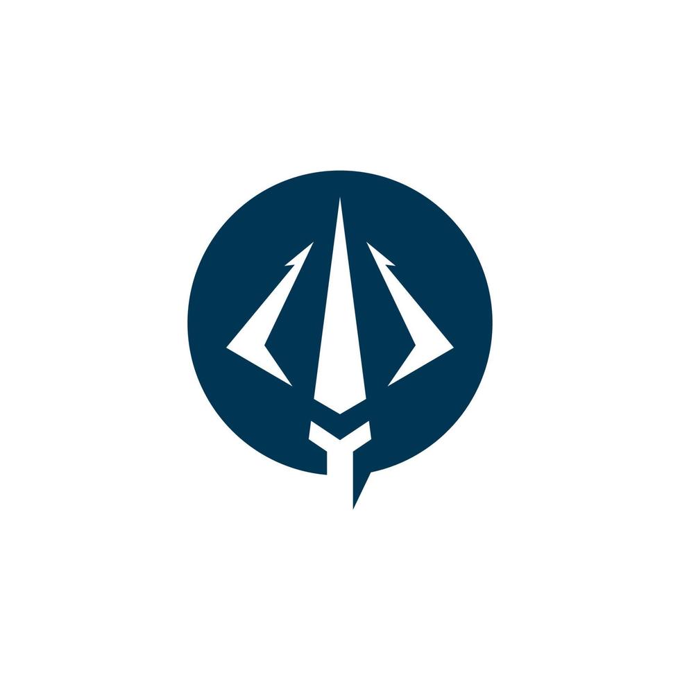 drietand vector logo pictogram illustratie teken symbool