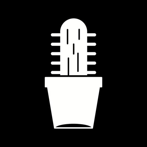 vector catcus plant pictogram