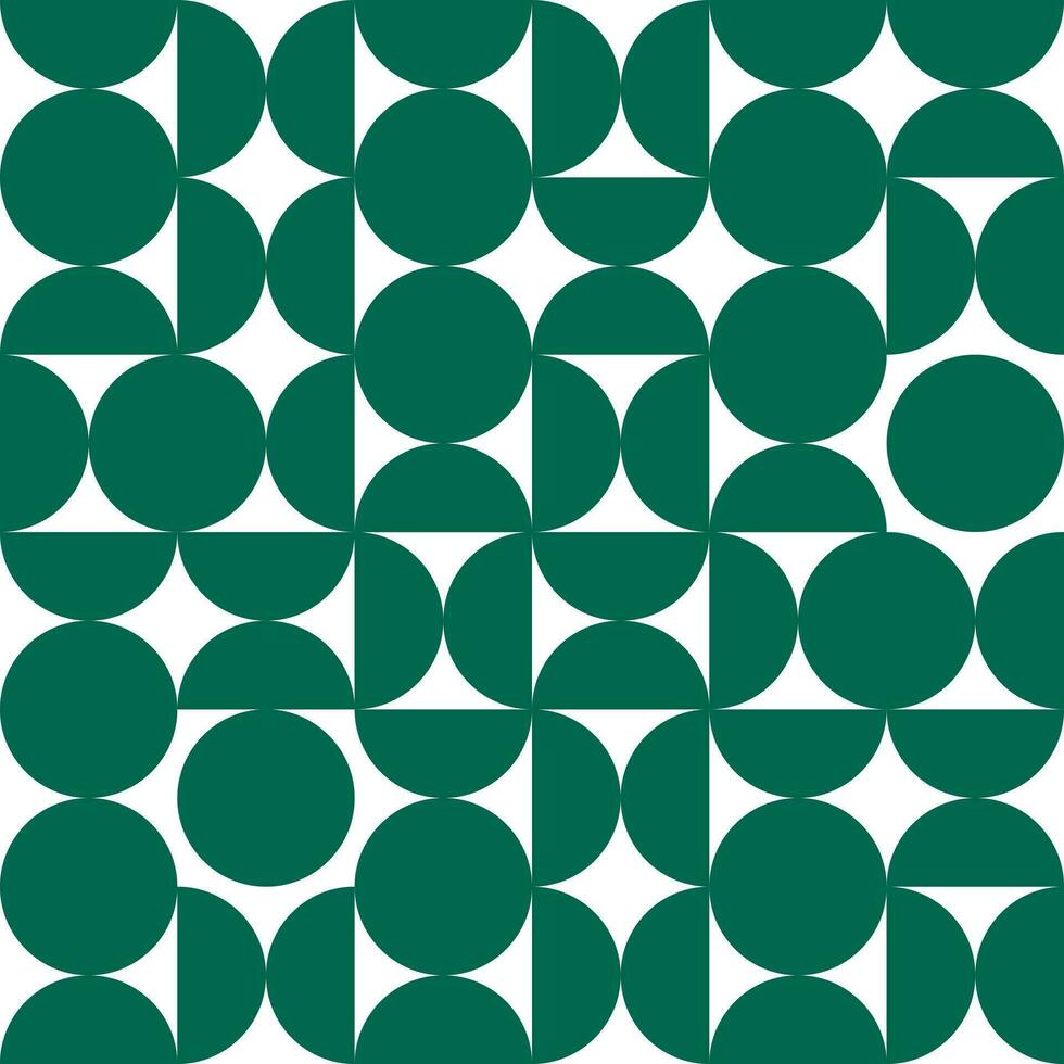 naadloos patroon met groen halve cirkel gebruik voor achtergrond ontwerp, afdrukken, sociaal netwerken, verpakking, textiel, web, omslag, banier en enz. vector
