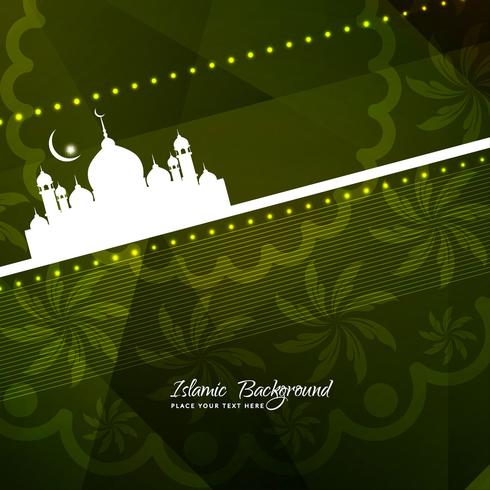 Abstracte Eid Mubarak-achtergrond vector