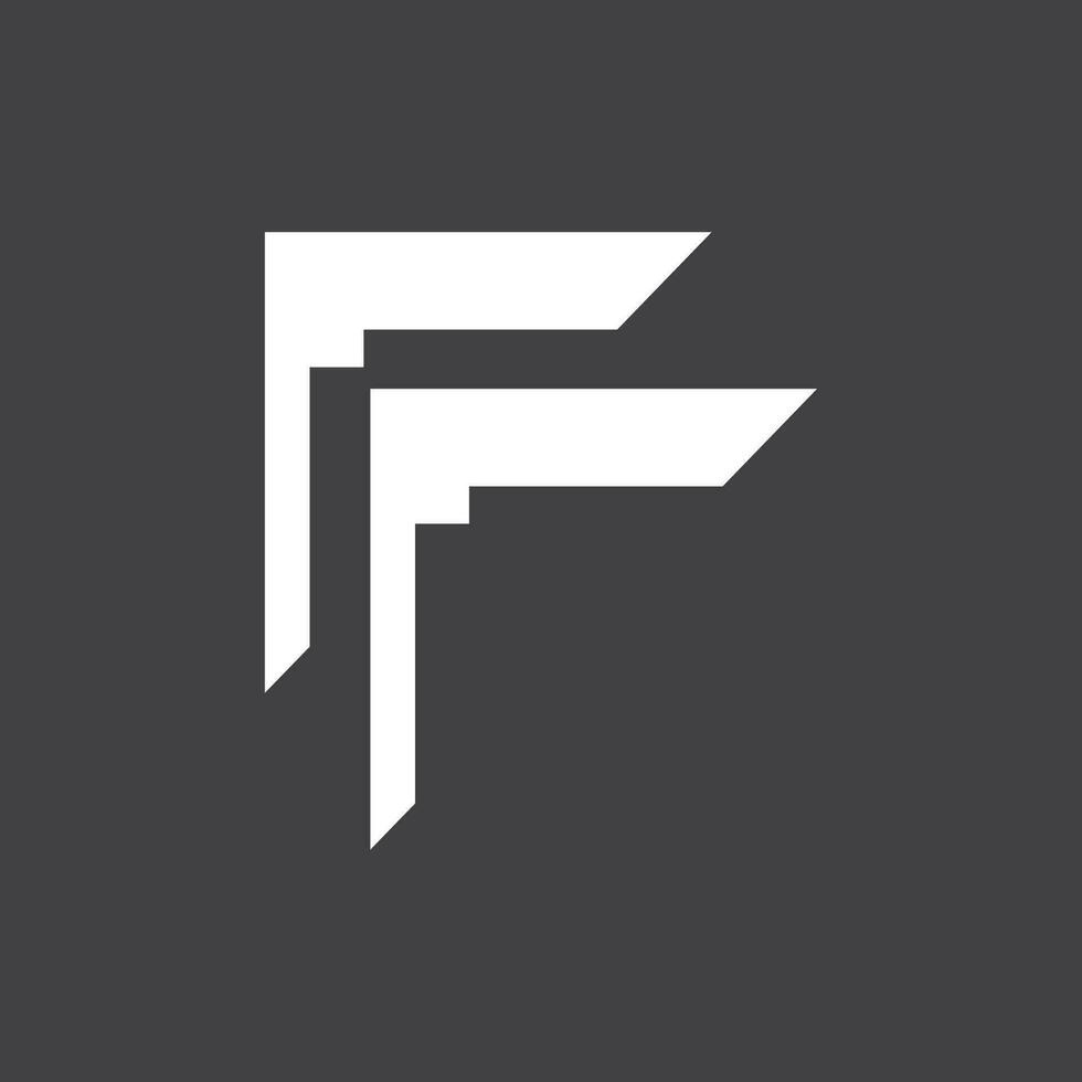 f brief logo vector sjabloon