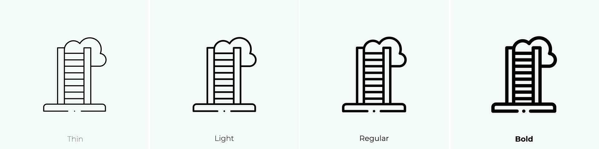 schaal icoon. dun, licht, regelmatig en stoutmoedig stijl ontwerp geïsoleerd Aan wit achtergrond vector