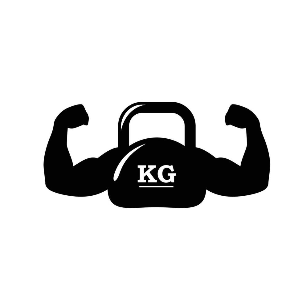 geschiktheid en bodybuilding logo ontwerp inspiratie vector