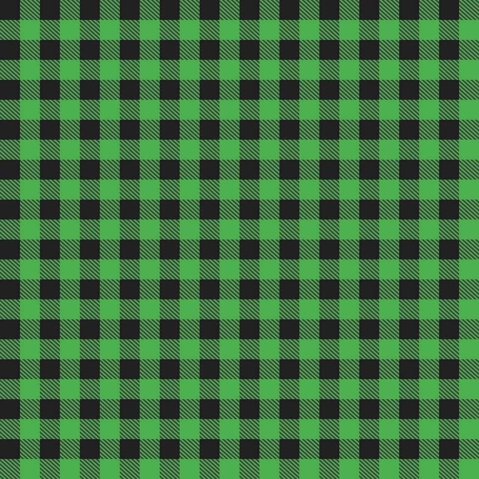 licht groen en zwart buffel plaid patroon met schuin lijn binnen achtergrond. plaid patroon achtergrond. naadloos patroon. voor achtergrond, decoratie, geschenk inpakken, katoenen stof tafelkleed. vector