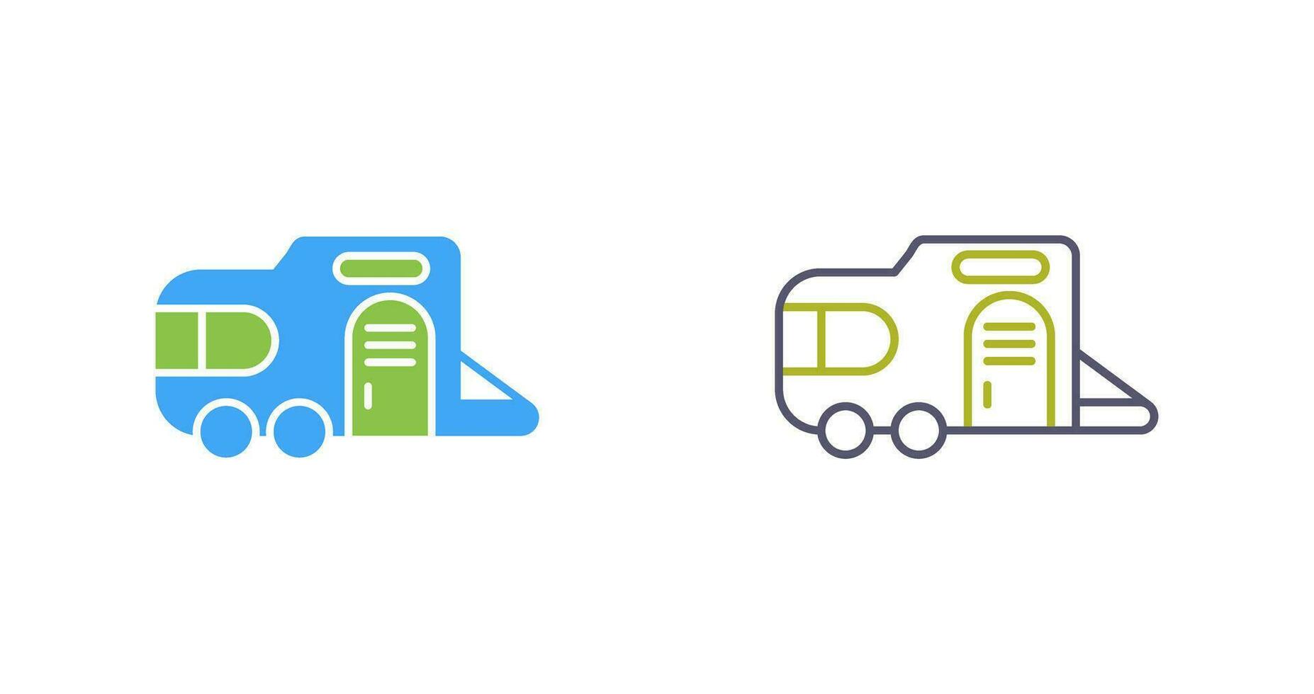 caravan vector pictogram