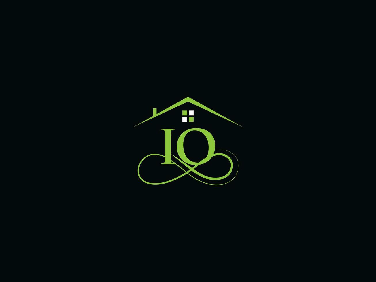 monogram io echt landgoed logo, modern io logo icoon vector voor uw huis