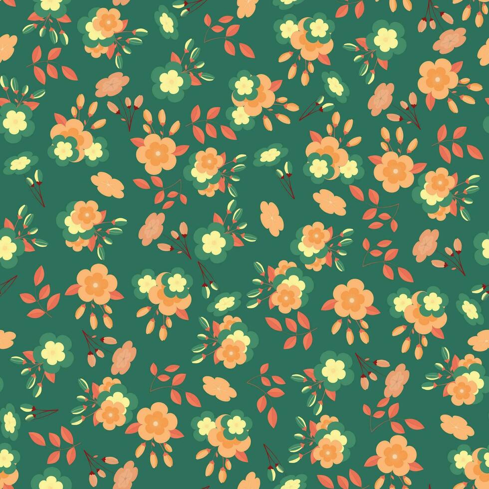 abstracte bloem patroon achtergrond. vectorillustratie. vector