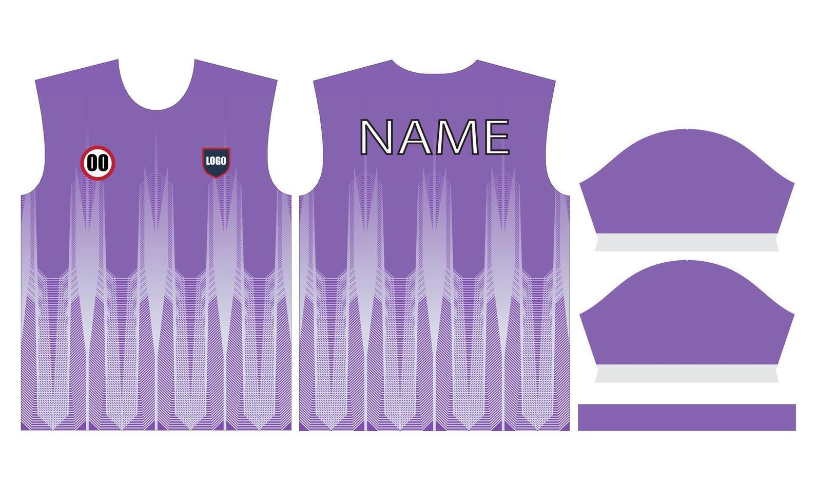 voetbal Jersey ontwerp voor sublimatie of sport- Jersey ontwerp vector