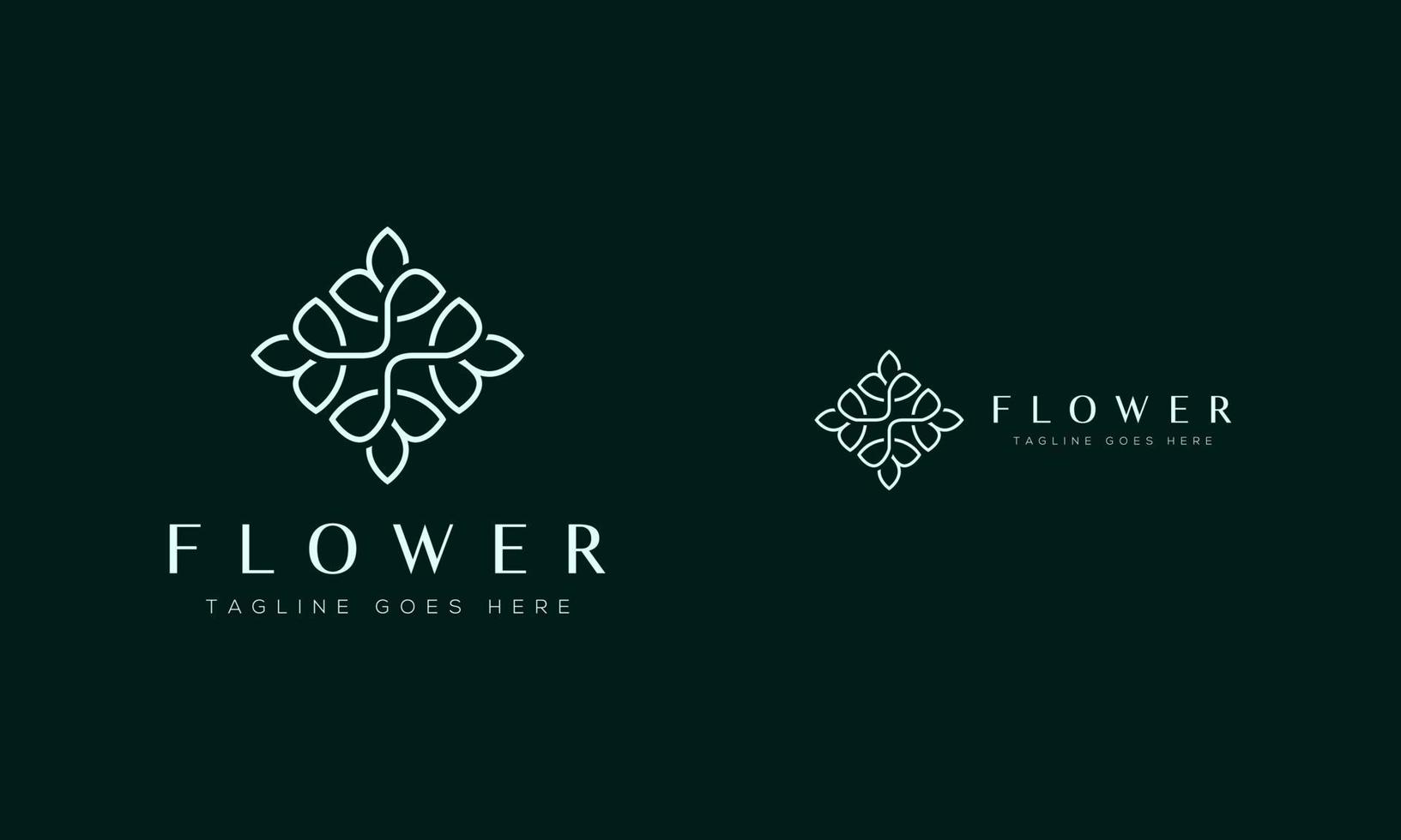 bloem logo abstract schoonheid creatief symbool vector