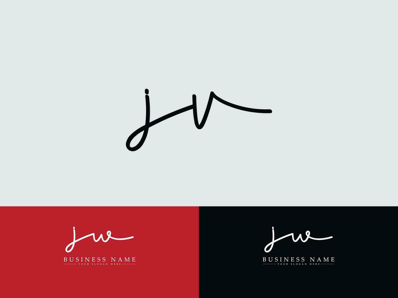 luxe jv handtekening logo, brief jv logo icoon vector voor bedrijf