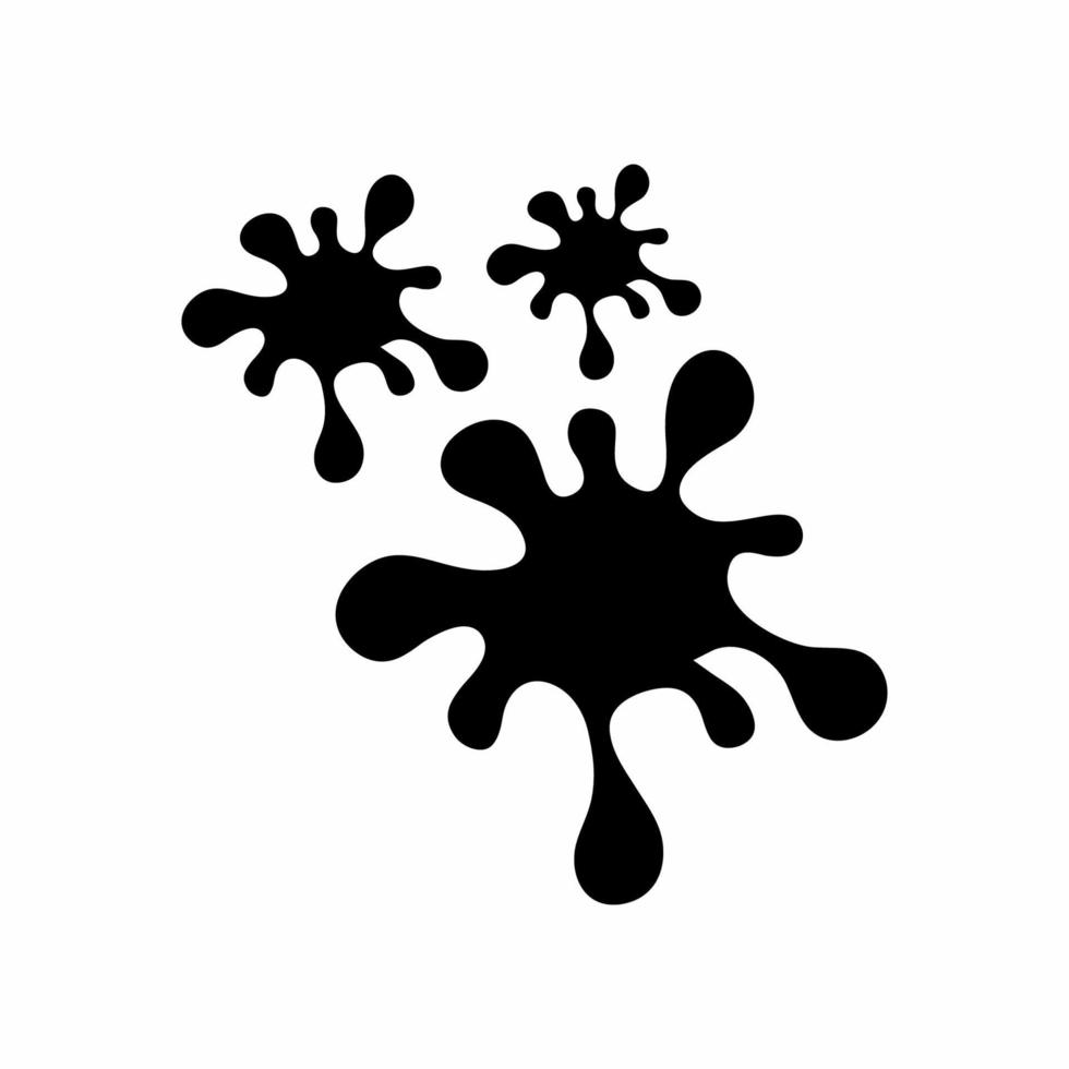 pictogram vector van verf inkt - zwarte stijl