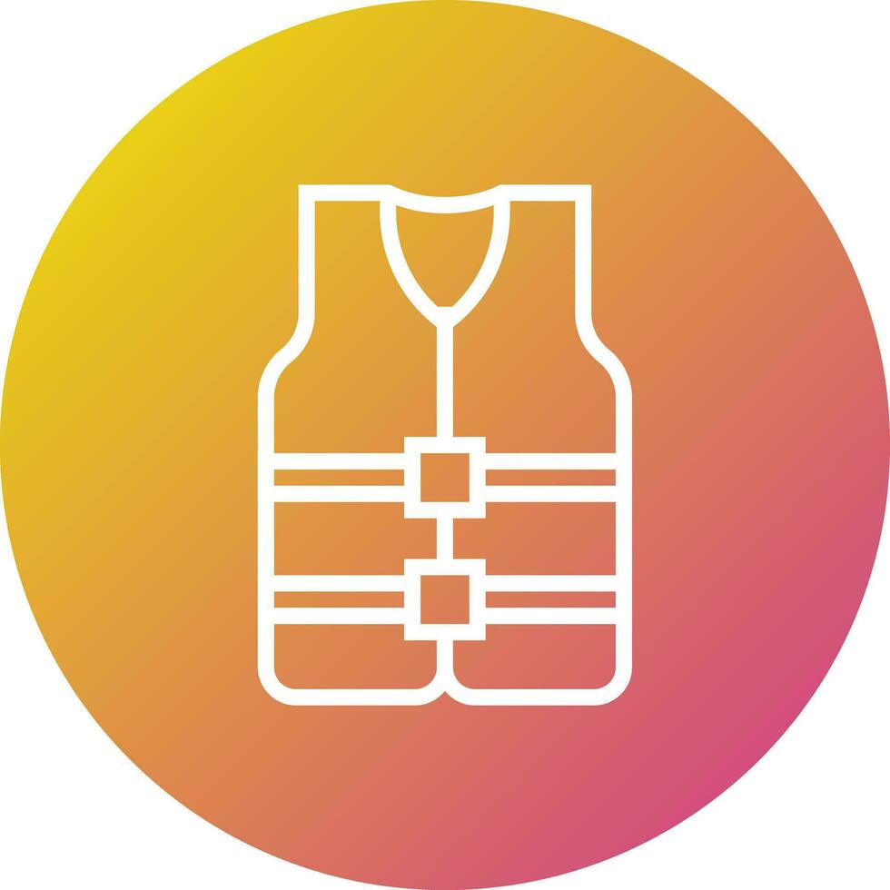 reddingsvest vector pictogram ontwerp illustratie