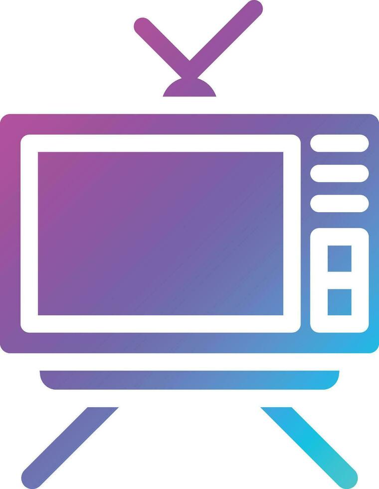 televisie vector pictogram ontwerp illustratie