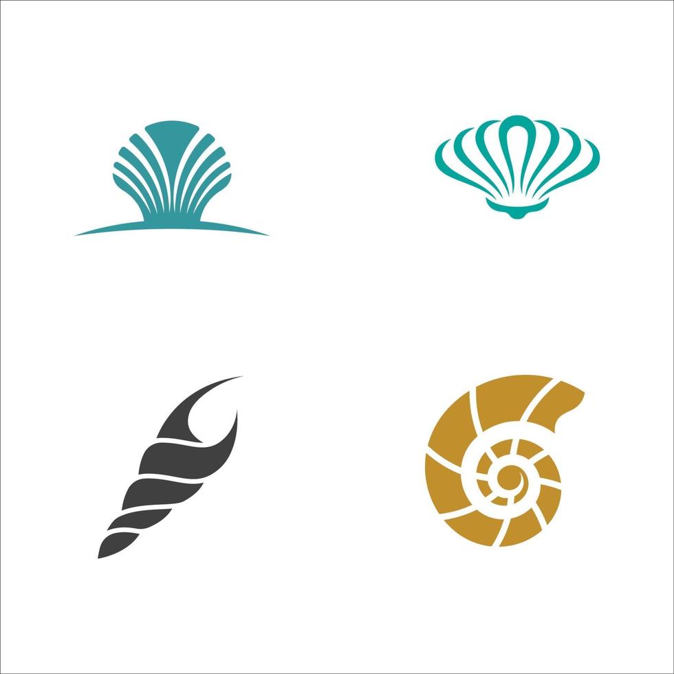 shell vector pictogram illustratie ontwerp