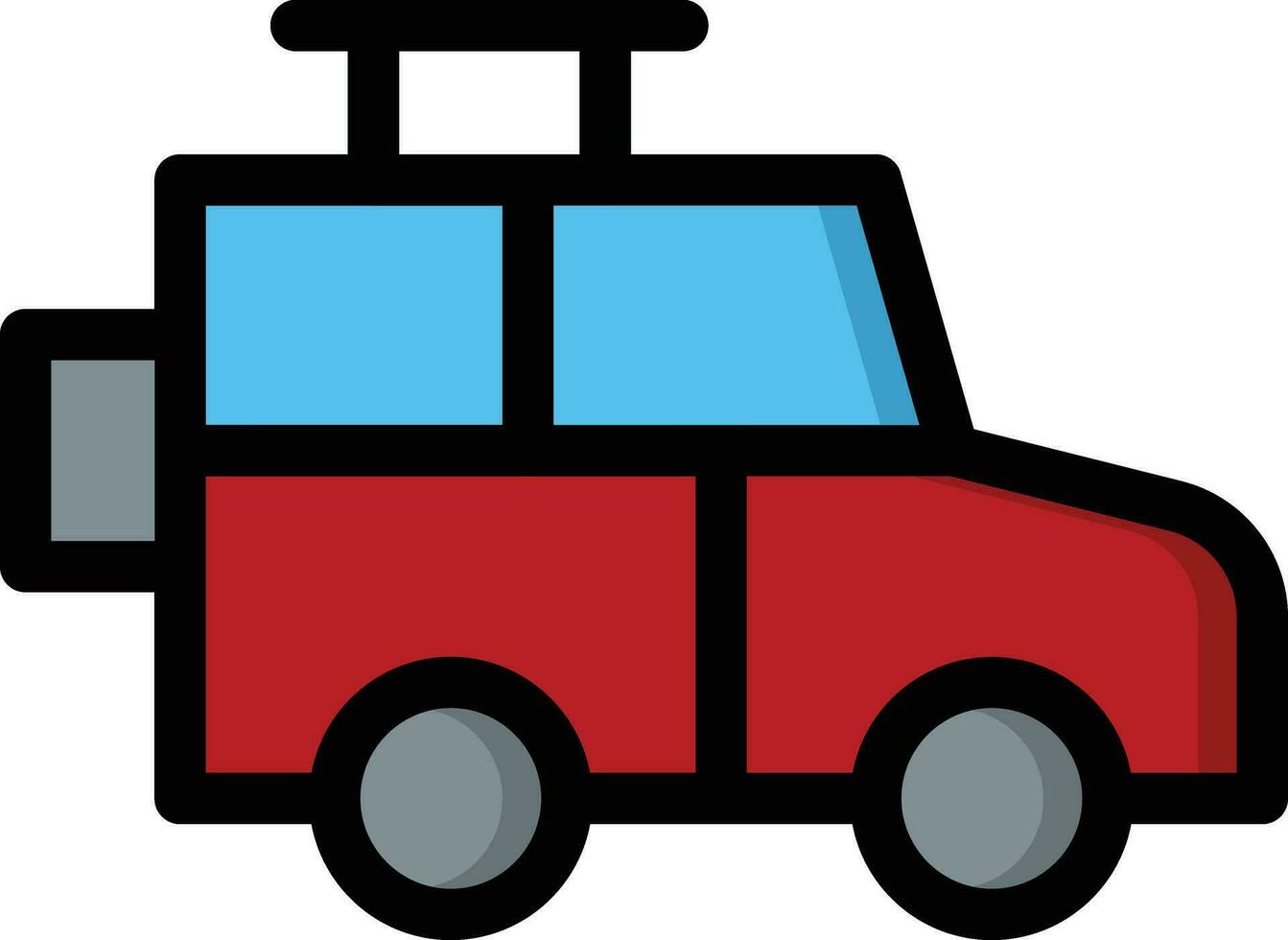 jeep vector icoon ontwerp illustratie